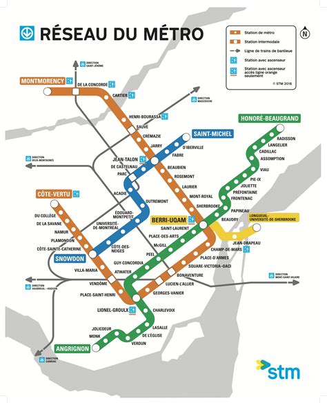 Metro line montreal